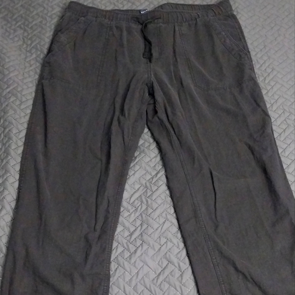 Mens Aeropostale Faded Black Linen Pants